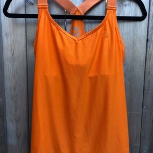 Wilson orange tennis tank top